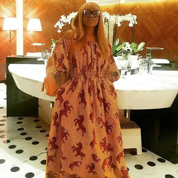 Photos: Olamide And Actress Tayo Sobola Stun In Matching Ankara Outfits